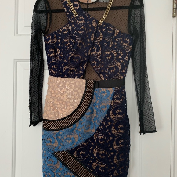 Self Portrait Asymmetrical Petal dress SOLD OUT - Picture 5 of 7